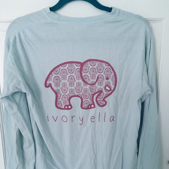 ivory ella vintage blue sweatshirt
